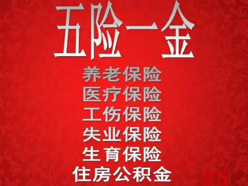 社保五险一金课件