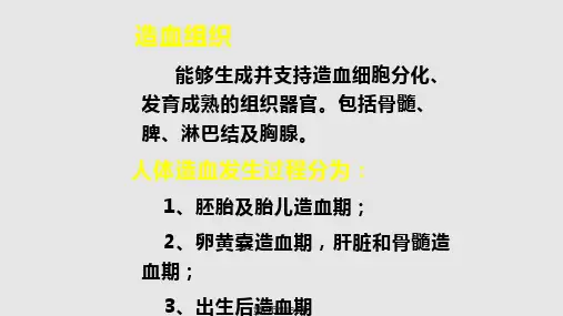 造血系统常见病讲座