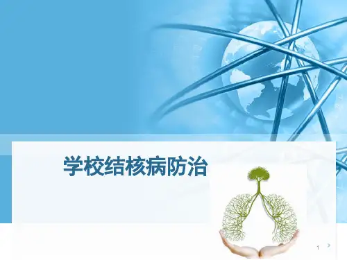 学校结核病宣传讲座ppt课件