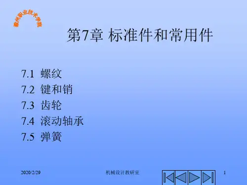 第七章 标准件和常用件