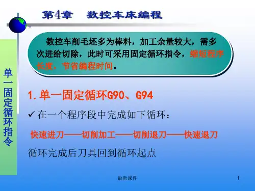 第4章 数控车床编程 (G90G94)ppt课件