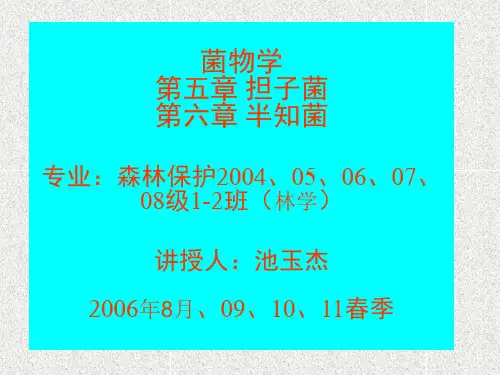 担子菌、半知菌