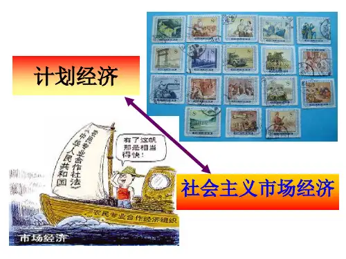 计划经济体制与社会 主义市场经济体制