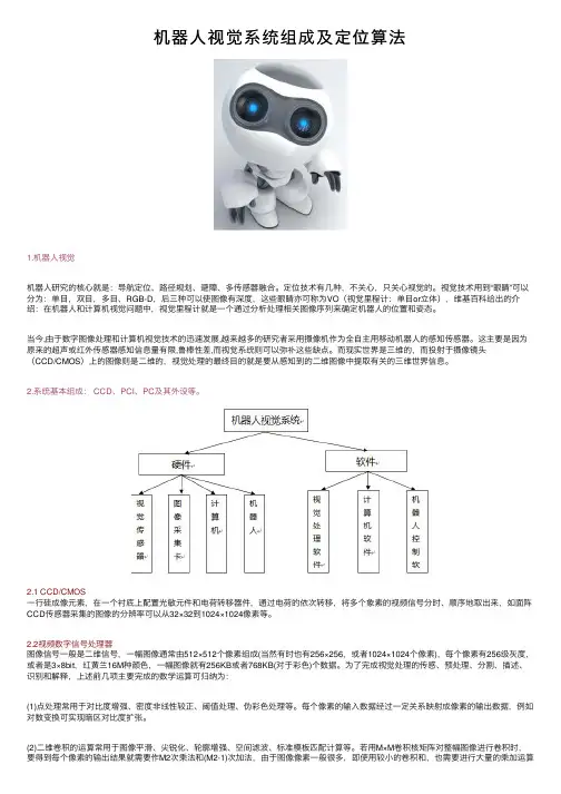 机器人视觉系统组成及定位算法