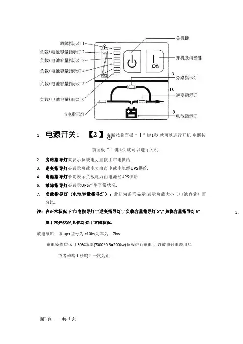 山特UPS故障分析图