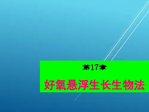 水污染控制工程第17章 好养悬浮生长生物法