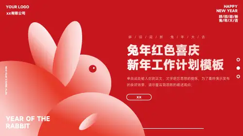 新年计划总结汇报模板PPT