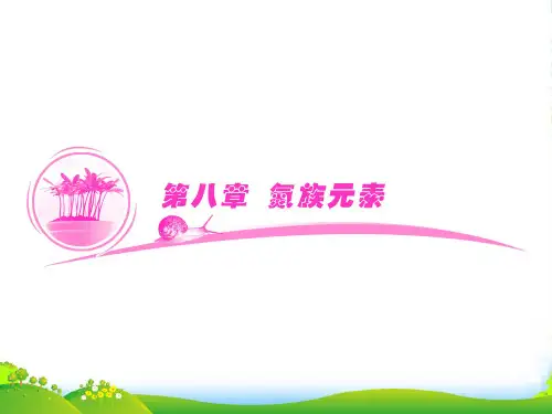 【优化指导】高考化学总复习 8-1 氮和磷课件 人教版