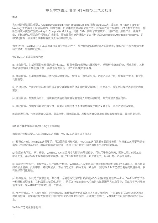 复合材料真空灌注-RTM成型工艺及应用