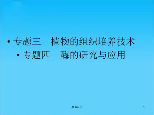 状元之路第一轮复习(生物课件)X1-专题3.4