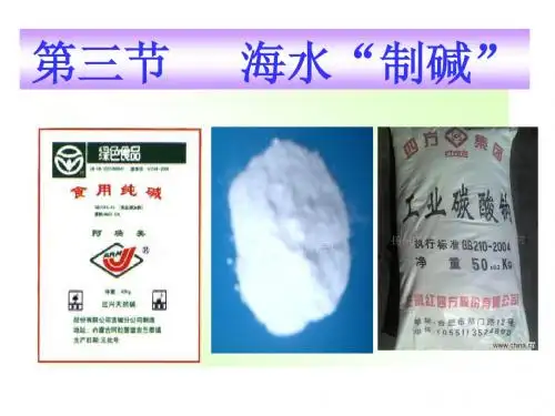 第三节海水“制碱”