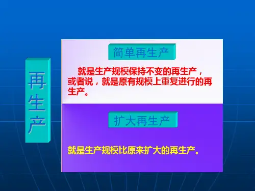 简单再生产和扩大再生产