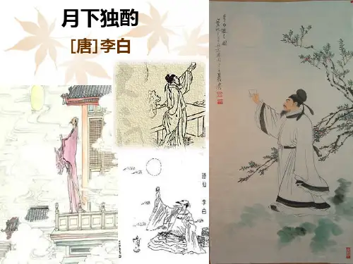 《月下独酌》李白PPT课件