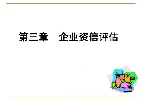 第三章 企业资信评估
