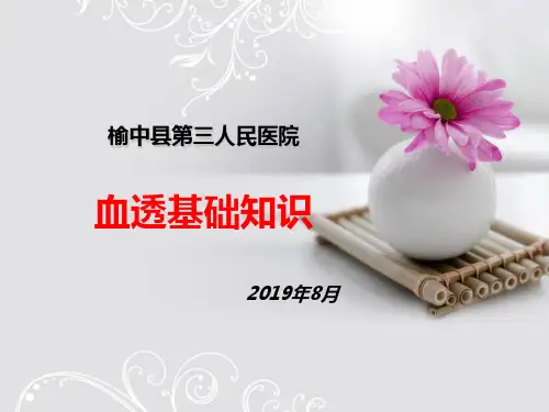 血透室PPT 