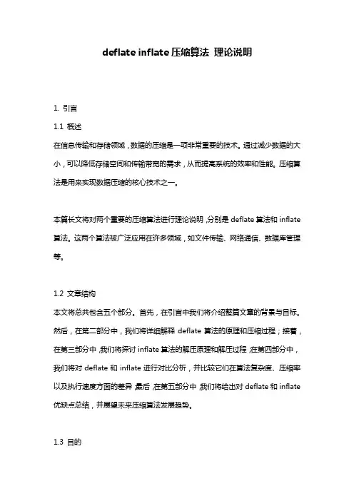 deflate_inflate压缩算法_理论说明