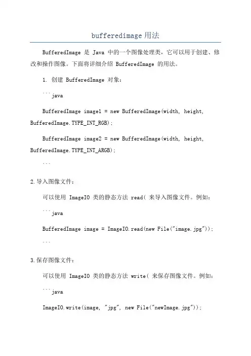 bufferedimage用法