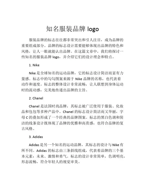知名服装品牌logo