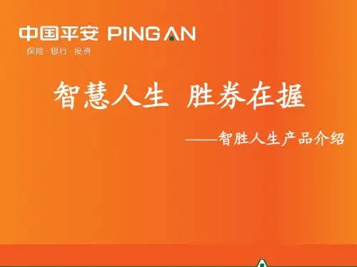 智胜人生产品介绍