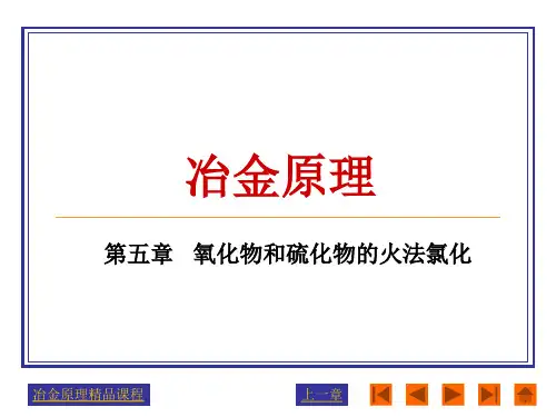 冶金原理精品PPT课件