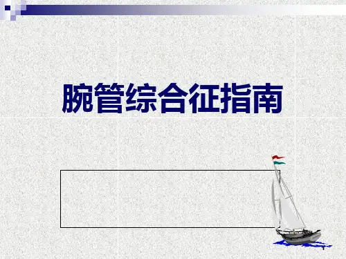 腕管综合征指南参考PPT