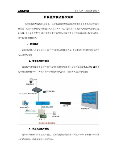 报警监控联动解决方案