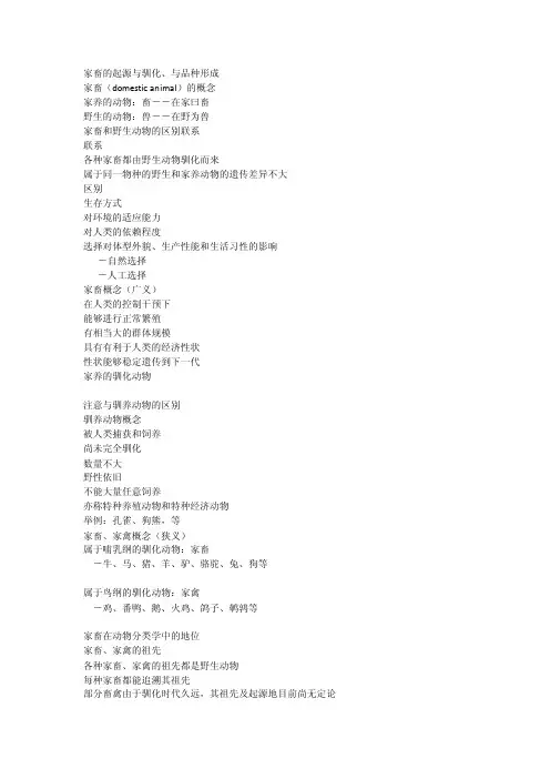 畜牧业——精选推荐