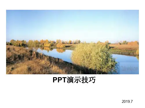 PPT演示技巧(强力推荐,免费)50页PPT文档