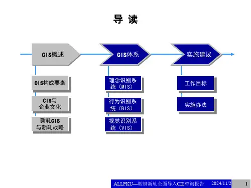 鞍钢新轧钢公司全面导入CIS咨询报告(1).pptx