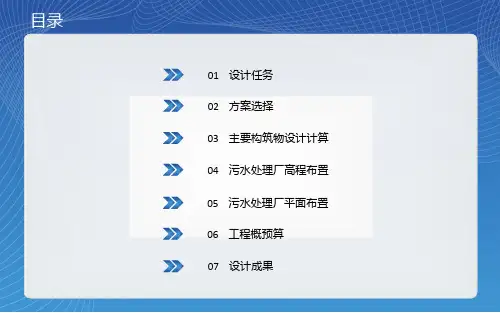 环境工程毕业答辩本科课件
