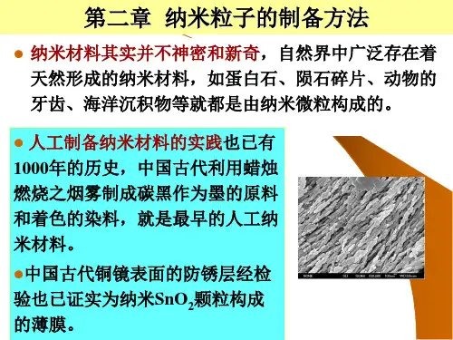 纳米粒子的制备方法