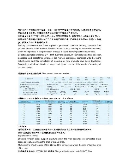 过滤器系列
