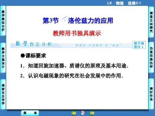 《洛伦兹力的应用》课件3