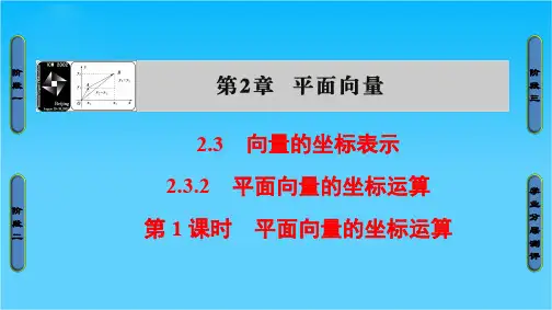 高中数学苏教版必修4课件：第二章 平面向量 2.3.2.1