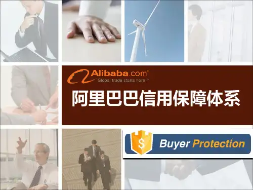 阿里巴巴信用保障体系 展示
