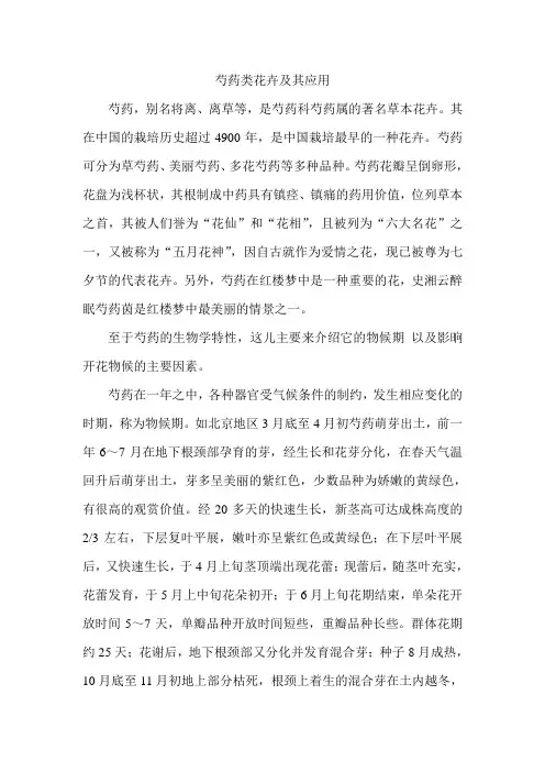 花卉与园艺论文