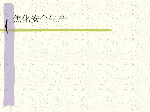 焦化安全生产讲义(PPT 76张)