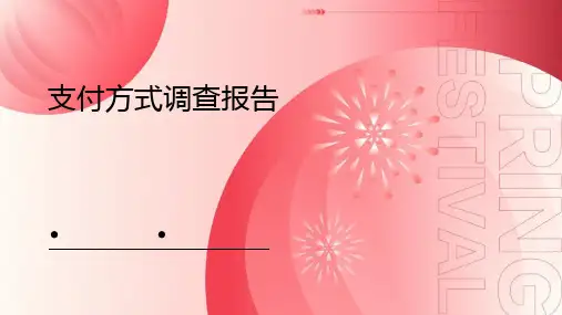 支付方式调查报告