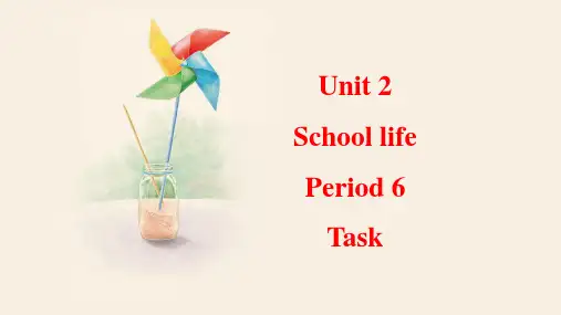 Unit2Period6Task课件牛津译林版英语八年级上册