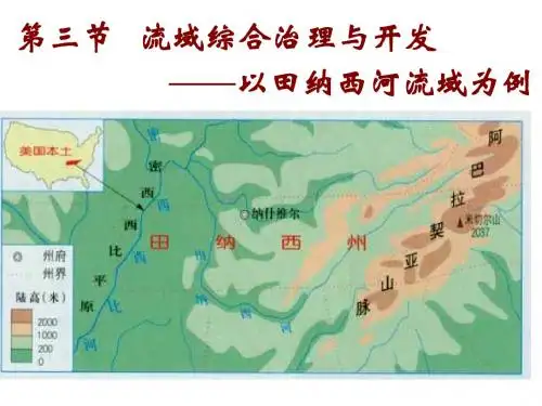 湘教版高中地理必修三第二章第3节 《流域综合治理与开发--以田纳西河流域为例》课件(共69张PPT)