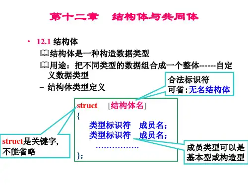 C语言课件-结构体