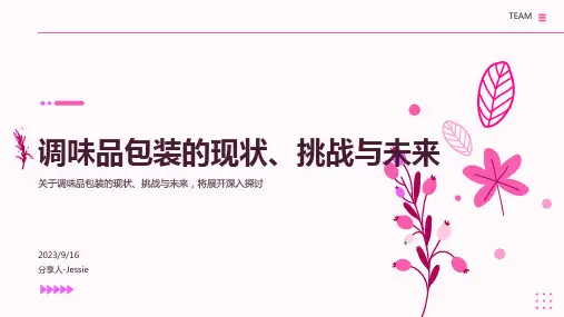 2023年浅析调味品包装的发展现状报告模板