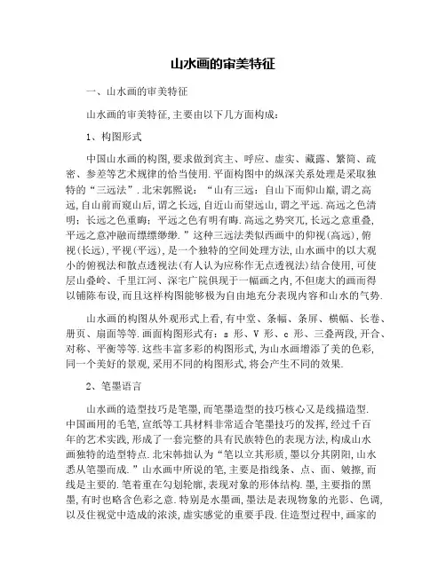 山水画的审美特征