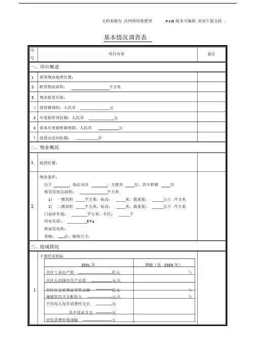 商圈市的调报告范文.docx