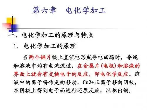 特种加工__电化学加工