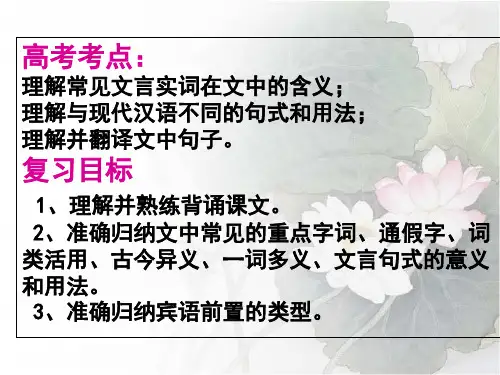 级高三一轮复习师说ppt课件