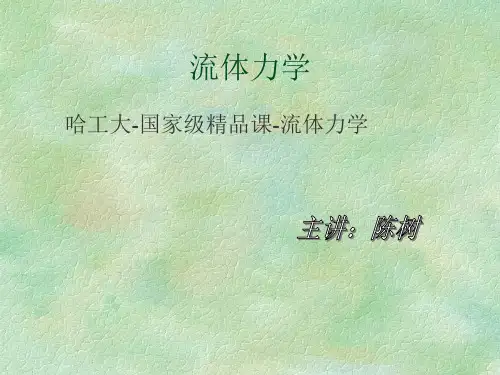 哈工大-国家级精品课-流体力学