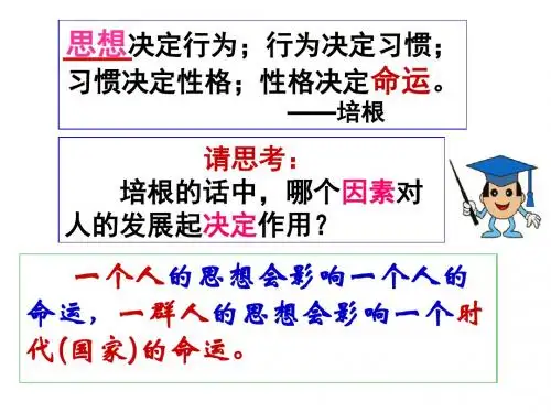 第22课 引领时代的思考 课件 (共11张PPT)
