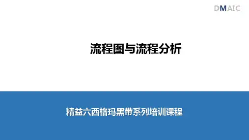 精益六西格玛黑带课程-M阶段-流程图和流程分析