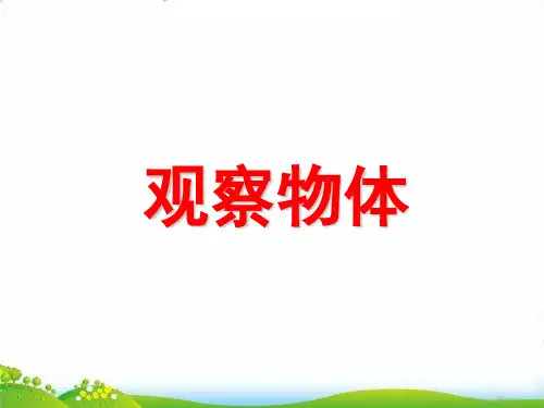 (二上)数学PPT课件-7.2 观察物体丨苏教版 (17张)